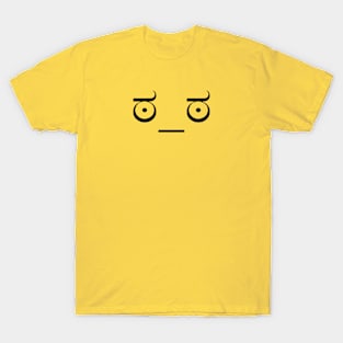 Look of Disapproval Emoticon Dank Meme T-Shirt